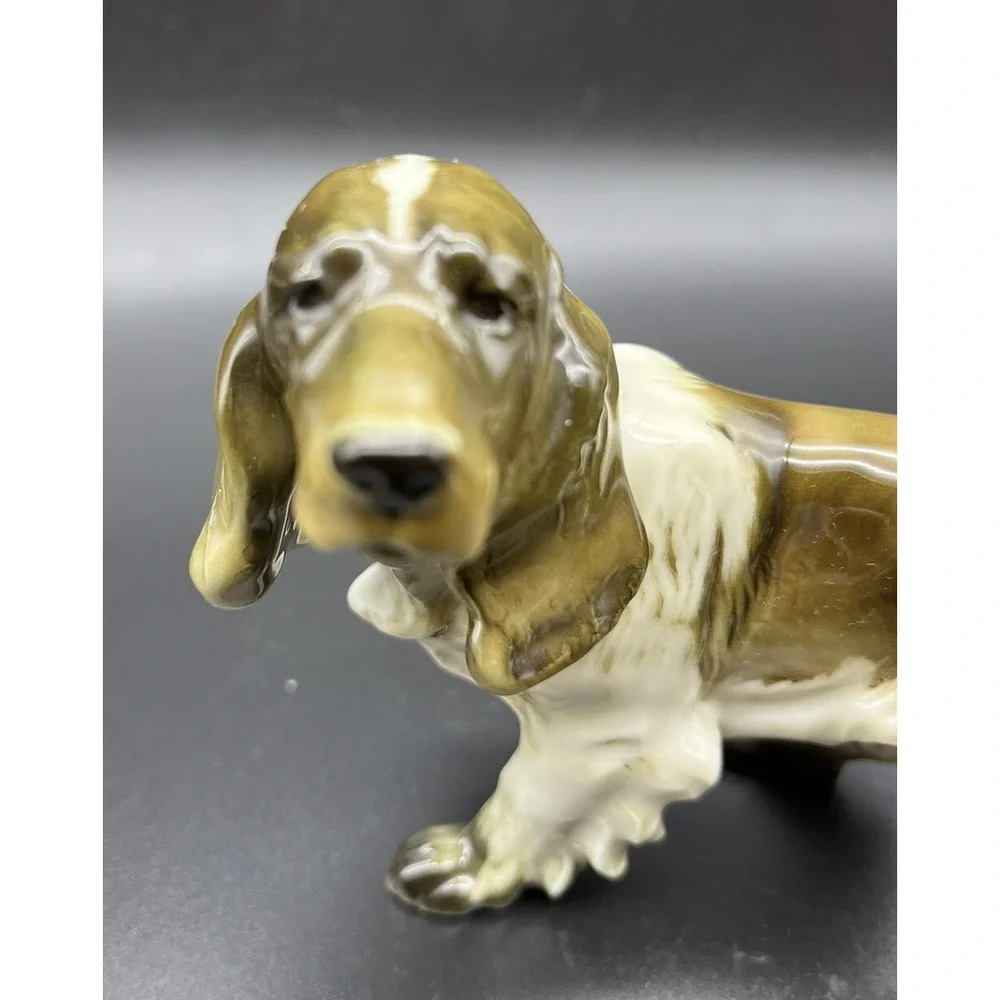 Vintage Hutschenreuther Springer Spaniel Dog Figurine 4